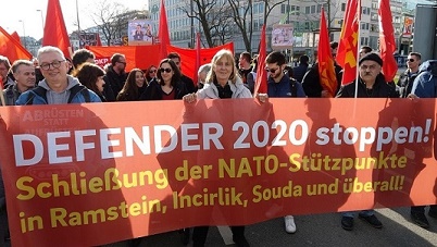 Protest gegen die Münchner Kriegskonferenz